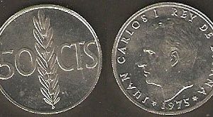 Monedas. 0.50 céntimos S/C