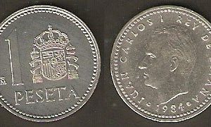 Monedas. 001 peseta S/C