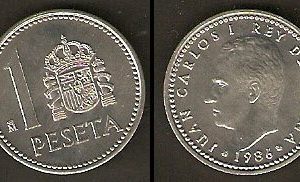 Monedas. 001 peseta S/C