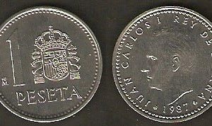 Monedas. 001 peseta S/C