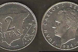 Monedas. 002 pesetas S/C