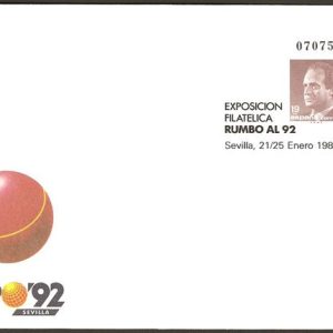 006. Sobre Entero Postal Rumbo al 92.Córdoba