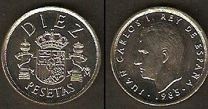 Monedas. 010 pesetas S/C