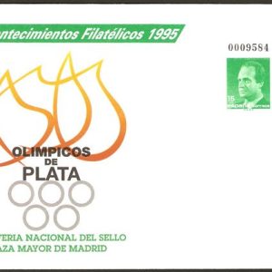 027A. Sobre Entero Postal Acontecimientos Filatélicos 1995