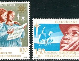 Sellos Guinea Ec. 030-31.Navidad 1981
