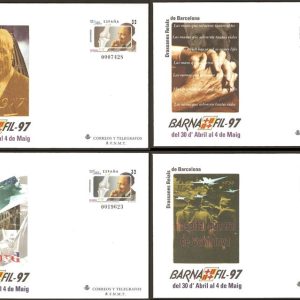 039. Sobre Entero Postal BARNAFIL’97. (JUEGO 4 SOBRES)