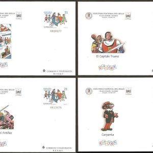 041. Sobre Entero Postal XXIX Feria Nacional del Sello (4 SOBRES