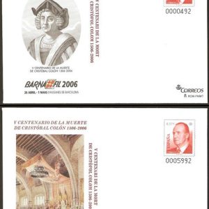 107-08. Sobre Entero Postal BARNAFIL 2006 (2 SOBRES)