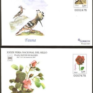 112-13. Sobre Entero Postal Feria Nacional del Sello (2 SOBRES)