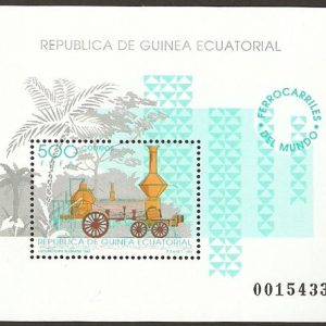 Sellos Guinea Ec. 148.HB Ferrocarriles del Mundo