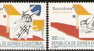 Sellos Guinea Ec. 149-50.Juegos Olímpicos Barcelona 92
