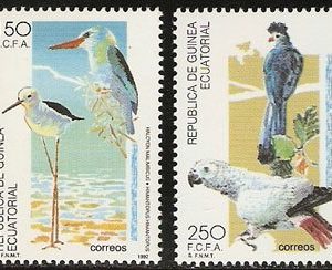 Sellos Guinea Ec. 156-57.Protección de la naturaleza