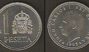 Monedas. 001 peseta S/C