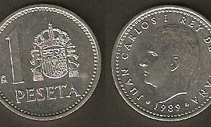 Monedas. 001 peseta «grande» S/C