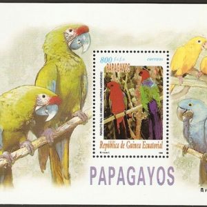 Sellos Guinea Ec. 262.HB Papagayos