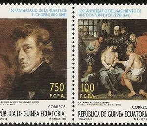 Sellos Guinea Ec. 263-66.Efemérides 1999