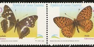 Sellos Guinea Ec. 267-70.Mariposas