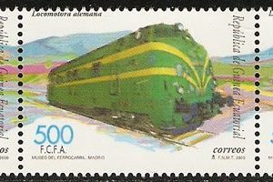 Sellos Guinea Ec. 271-73.Ferrocarriles