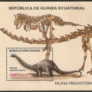 Sellos Guinea Ec. 287.HB Fauna prehistórica