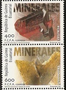 Sellos Guinea Ec. 322-25.Minerales