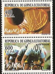 Sellos Guinea Ec. 337-40.Juegos Olímpicos de Atenas 2004