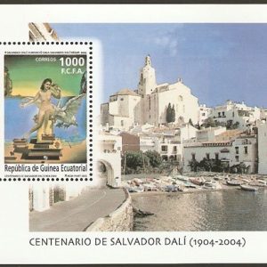Sellos Guinea Ec. 356.HB Cent. Nacimiento Salvador Dalí