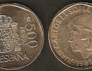 Monedas. 500 pesetas S/C
