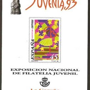 Prueba Lujo nº030.EXP. NACIONAL DE FILATELIA JUVENIL JUVENIA’93