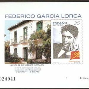 Prueba Lujo nº065.I CENT. NACIMIENTO FEDERICO GARCIA LORCA