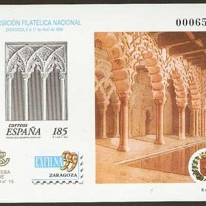 Prueba Lujo nº068.EXP. FILATÉLICA NACIONAL- EXFILNA’99