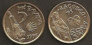 Monedas. 005 pesetas S/C