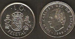 Moneda. 010 pesetas S/C