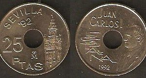 Monedas. 025 pesetas Giralda S/C