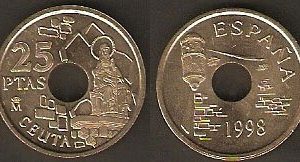 Monedas. 025 pesetas S/C