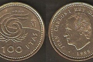 Monedas. 100 pesetas S/C
