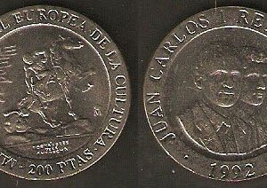 Monedas. 200 pesetas Antorcha S/C