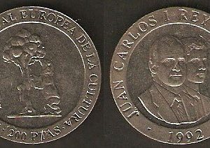 Monedas. 200 pesetas Oso S/C