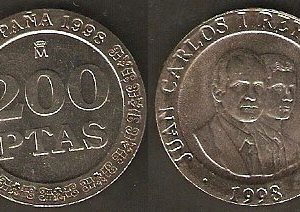 Monedas. 200 pesetas S/C