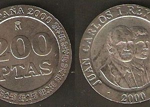 Monedas. 200 pesetas S/C