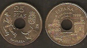 Moneda. 025 pesetas S/C