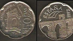 Monedas. 050 pesetas S/C