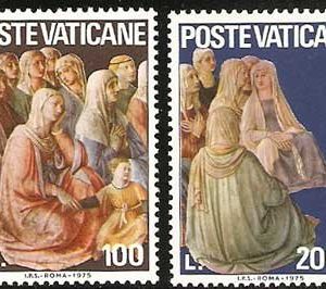 Serie sellos Vaticano 0609-10. Año Internacional de la Mujer
