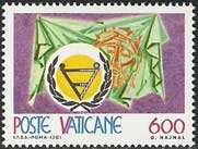 Serie sellos Vaticano 0712. Año Int. personas disminuidas