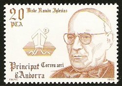 Serie sellos Andorra 186. Copríncipe