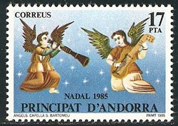 Serie sellos Andorra 189. Navidad
