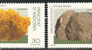 Serie sellos Andorra 251-52. Naturaleza