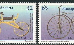 Serie sellos Andorra 256-57. Colección Bonaventura Riberaygua