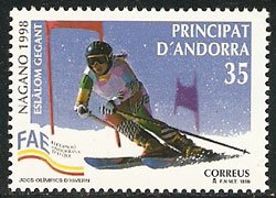 Serie sellos Andorra 261. Juegos Olípicos de Invierno