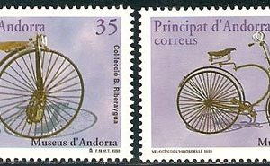 Serie sellos Andorra 262-63. Colección Bonaventura Riberaygua