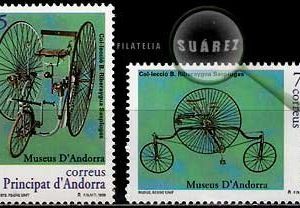Serie sellos Andorra 268-69. Museos de Andorra